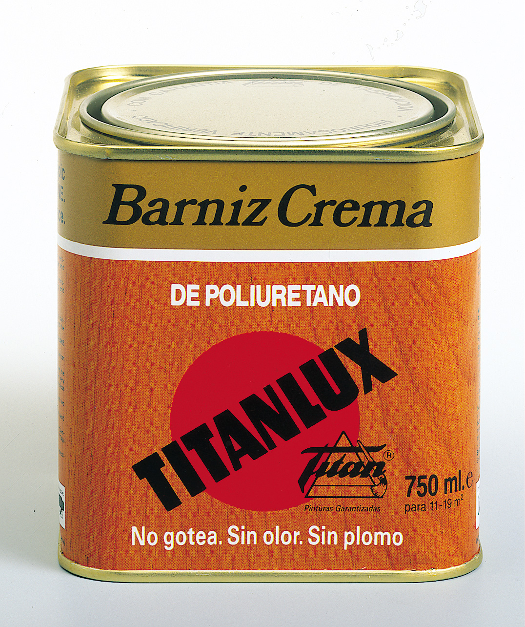 Colores barniz tinte Titanlux crema de poliuretano